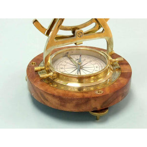 Handcrafted Model Ships Solid Brass Alidade Compass 14 LI-1521