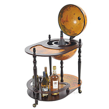 Old Modern Globe drink trolley16.5 inches - Red NG004