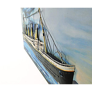 Old Modern Titanic 3D Painting AJ046