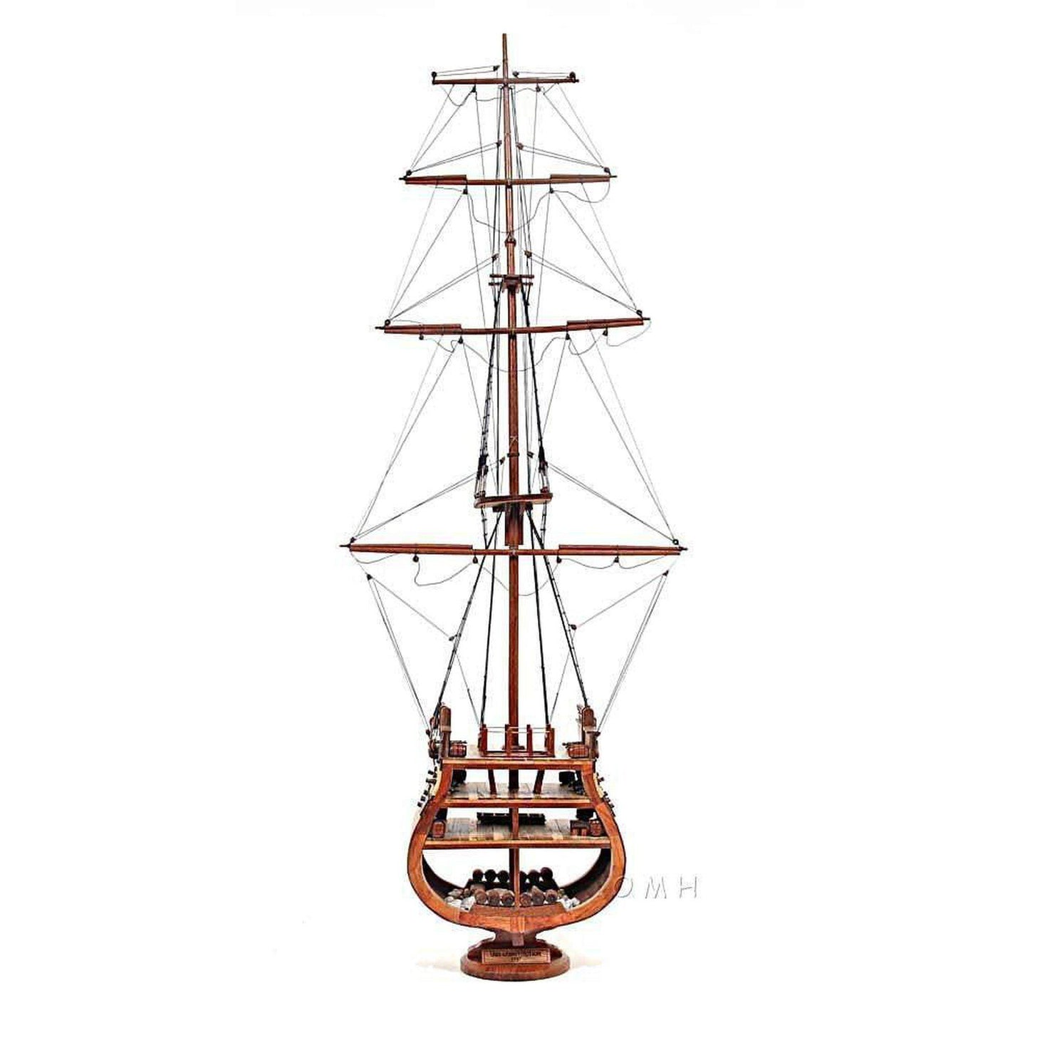 Old Modern USS Constitution Cross Section Q009
