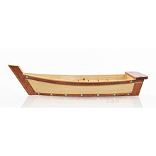 Old Modern Wooden Sushi Boat Serving Tray Small Q059