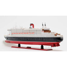 Old Modern Queen Mary II L Model Ship Fully Assembled C028