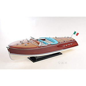Old Modern Riva Triton Painted Large Model Boat B113