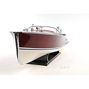 Old Modern Riva Triton Painted Large Model Boat B113