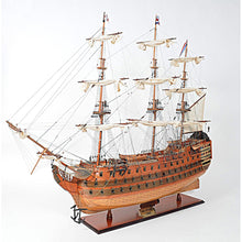 Old Modern HMS Victory 56" XL With Display Case XL No Glass T032A