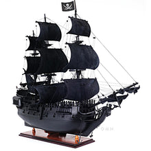 Old Modern Black Pearl Pirate Ship Large With Floor Display Case T295B