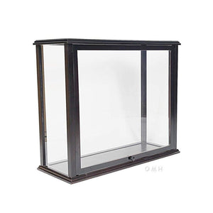 Old Modern Table Top Display Case Medium Front Open P058
