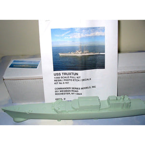 Iron Shipwrights USS Truxtun CGN35  1985 1/350 Scale Resin Model Ship Kit 4-161