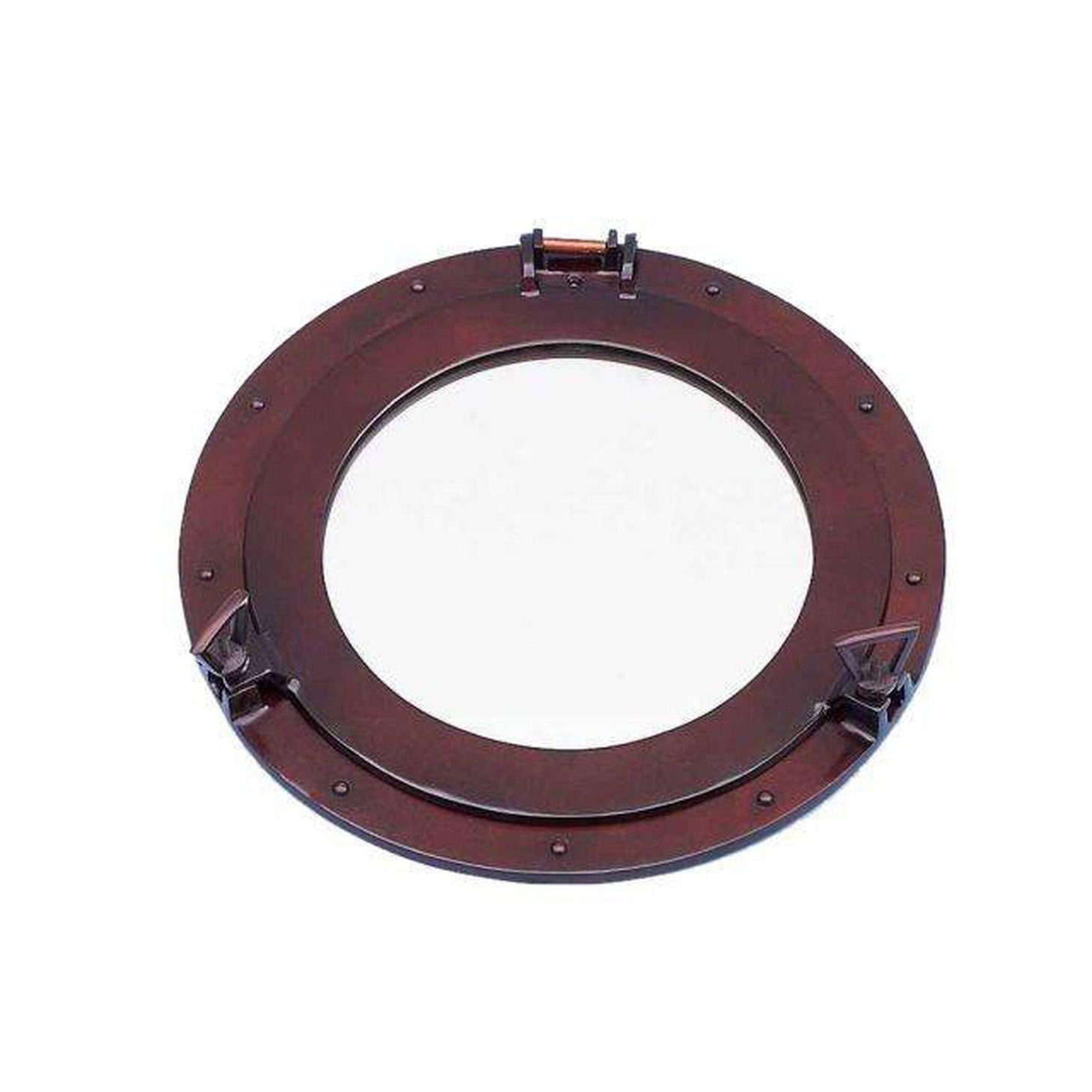 Handcrafted Model Ships Antique Copper Decorative Ship Porthole Mirror 17 MC-1966-17-AC