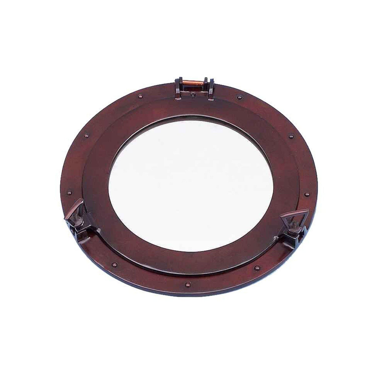 Handcrafted Model Ships Deluxe Class Antique Copper Porthole Window 17 MC-1966-17-AC-W