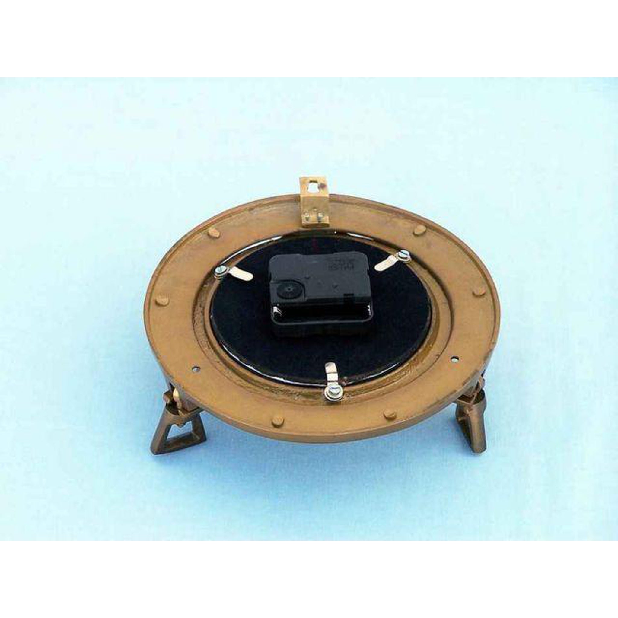 Buy Antique Brass Decorative Ship Porthole Clock 12 – Adama Model Ships