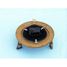 Handcrafted Model Ships Antique Brass Decorative Ship Porthole Clock 12" WC-1445-12-AN