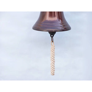 Handcrafted Model Ships Antique Copper Hanging Ships Bell 11" BL-2019-9-AC
