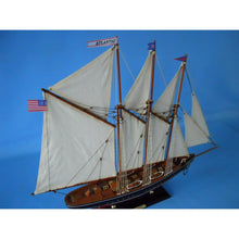 Handcrafted Model Ships Wooden Atlantic Limited Model Sailboat 25" D0104