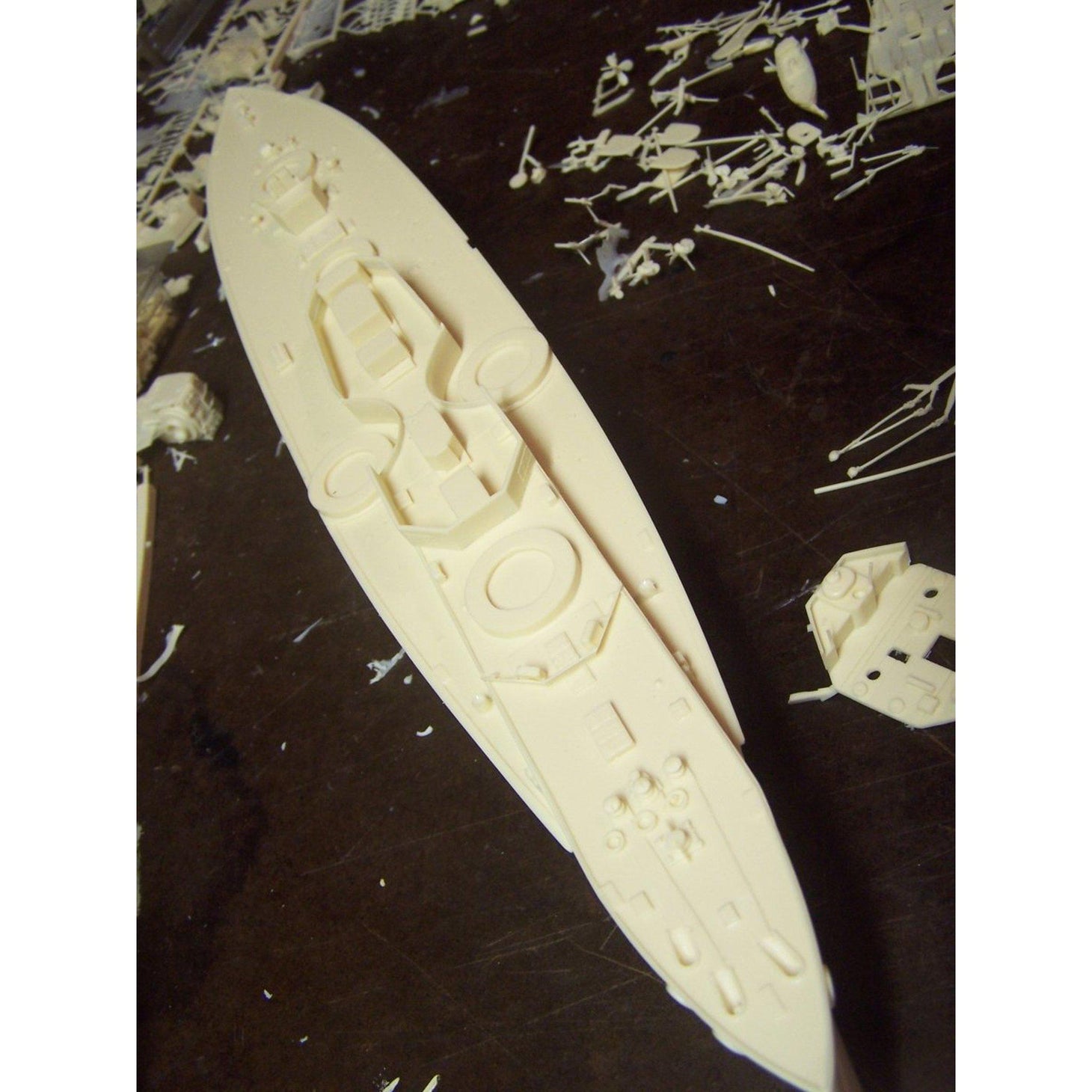 Iron Shipwrights HMS Bellerophon 1910 1/350 Scale Resin Model Ship Kit 4-226