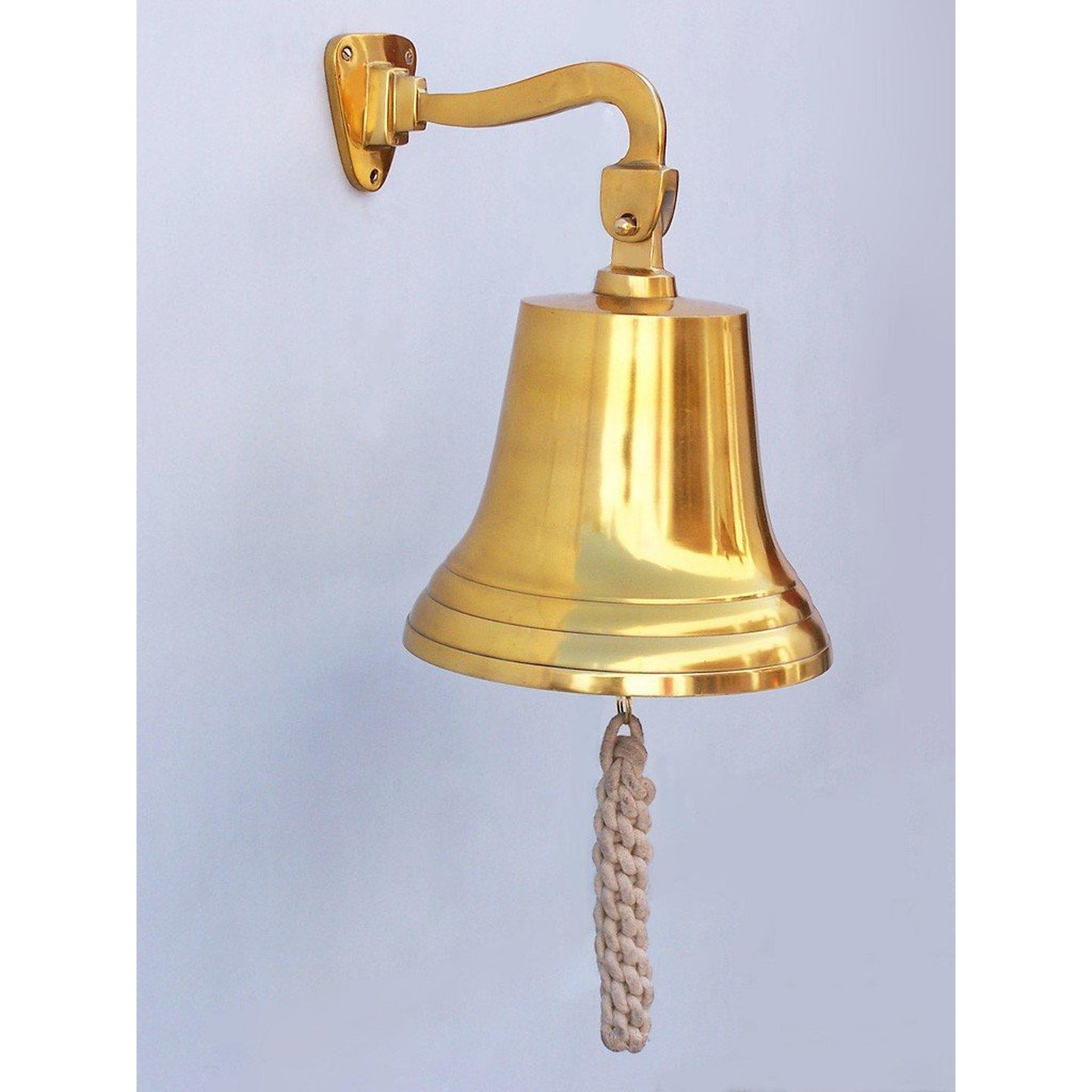 Handcrafted Model Ships Brass Plated Hanging Ship's Bell 11
