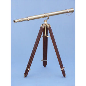 Handcrafted Model Ships Floor Standing Brass Galileo Telescope 62 ST-0117