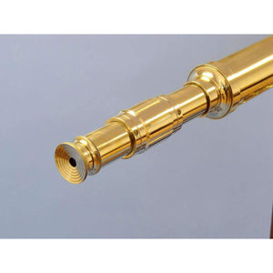 Handcrafted Model Ships Floor Standing Brass Harbor Master Telescope 60  ST-0123 - plain