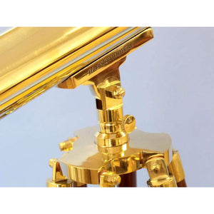 Handcrafted Model Ships Floor Standing Brass Harbor Master Telescope 60  ST-0123 - plain