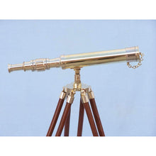 Handcrafted Model Ships Floor Standing Brass Harbor Master Telescope 30  ST-0137 - plain