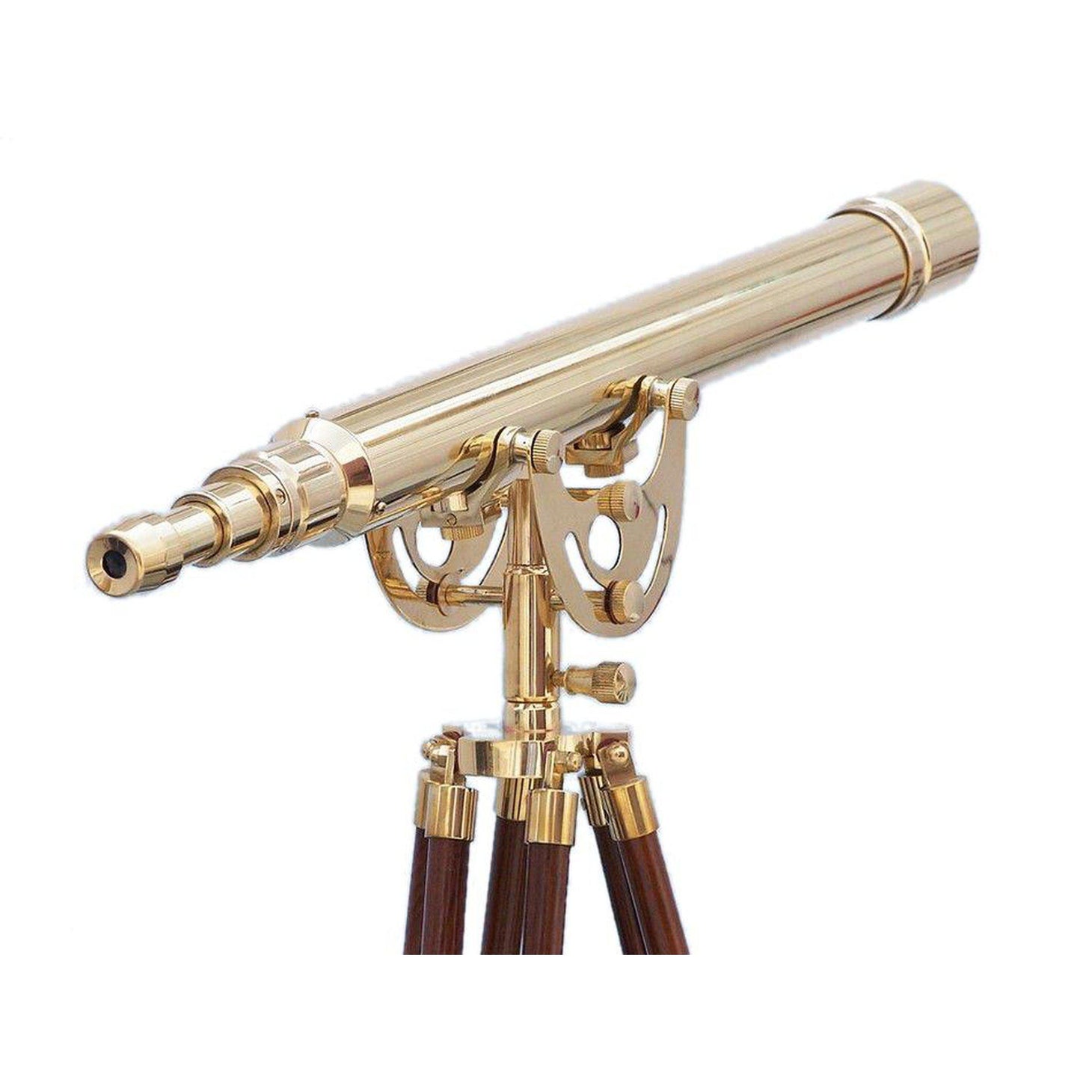 Handcrafted Model Ships Floor Standing Brass Anchormaster Telescope 65 ST-0148BR