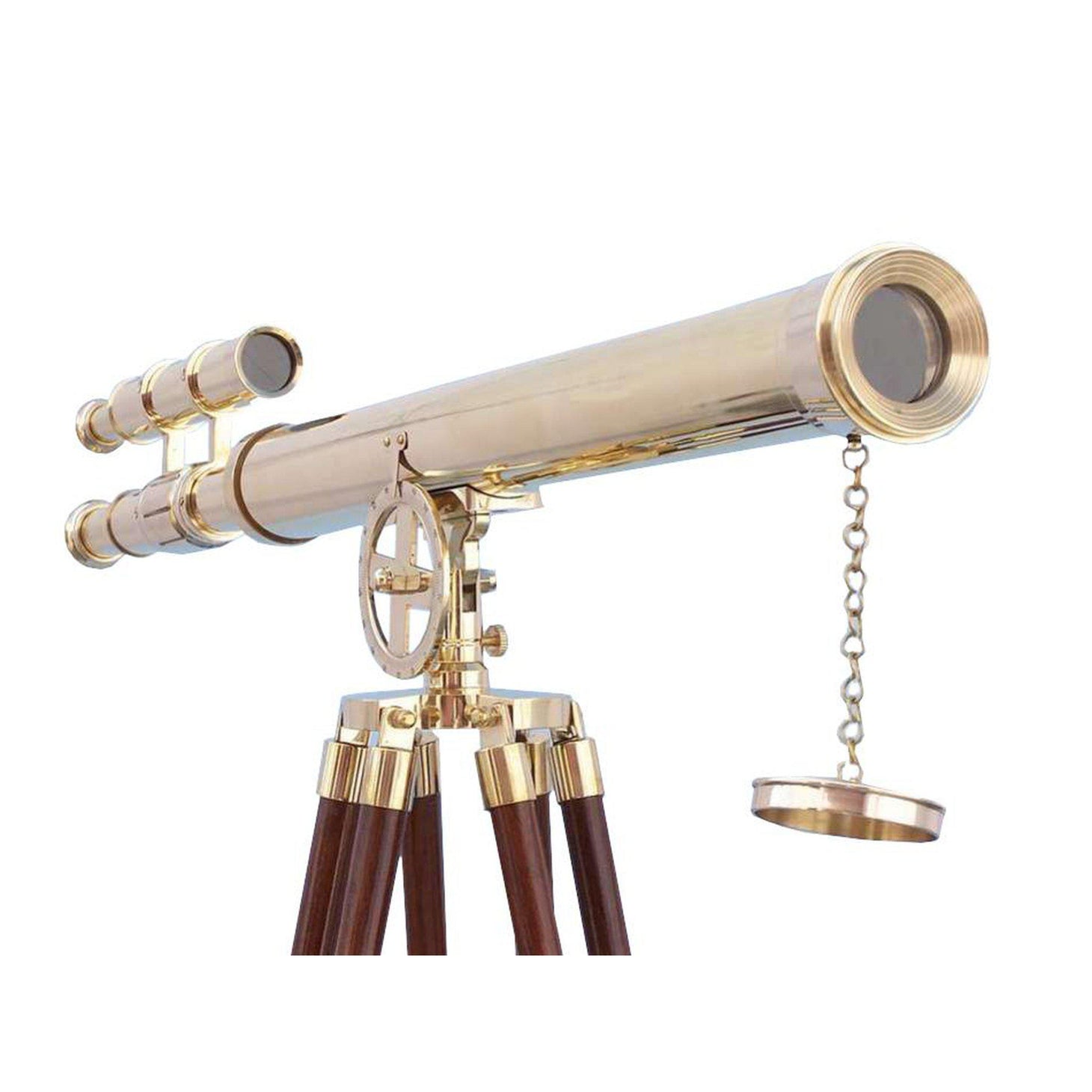 Handcrafted Model Ships Floor Standing Brass Griffith Astro Telescope 64 ST-0124 Brass