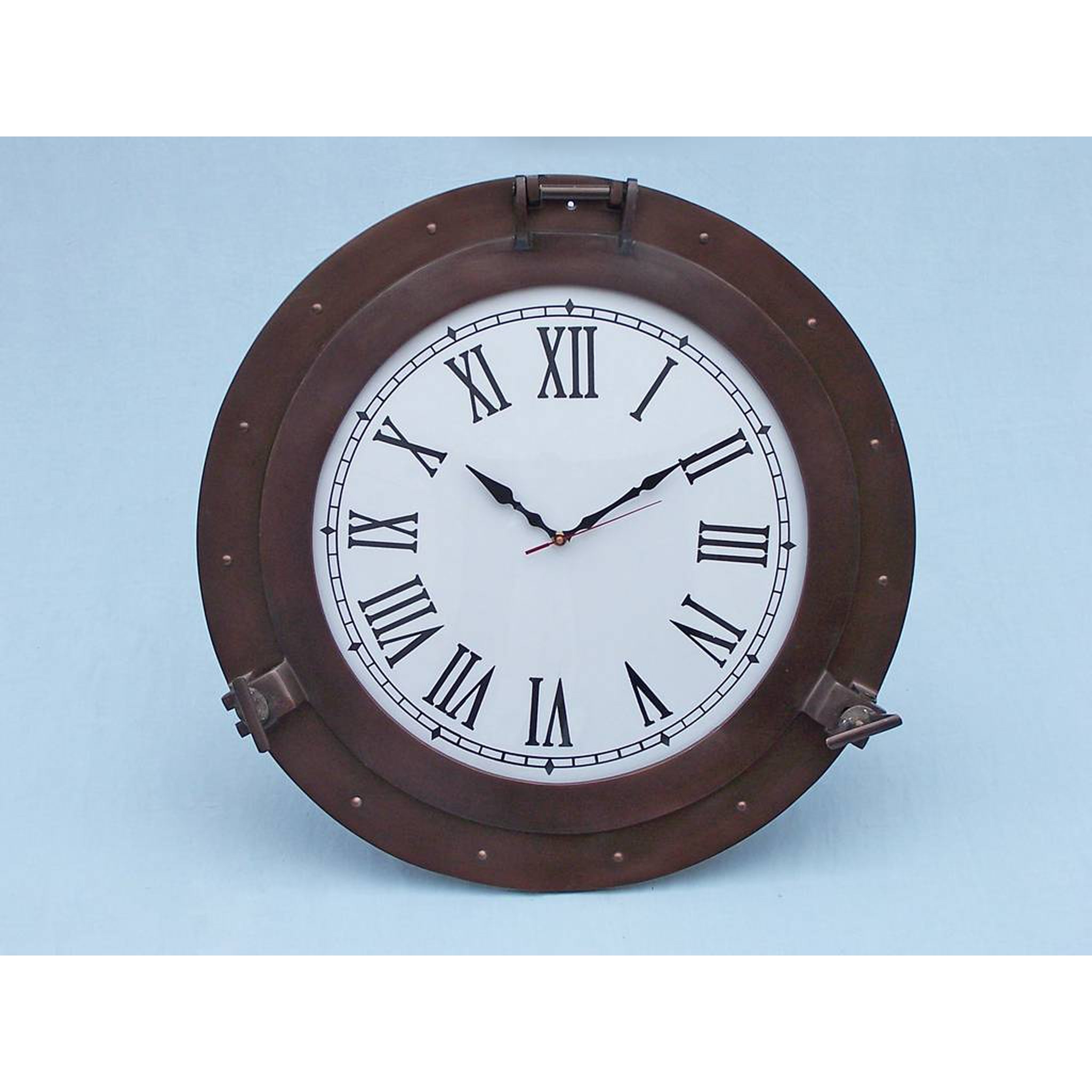 Buy Bronzed Deluxe Class Porthole Clock 24 – Adama Model Ships