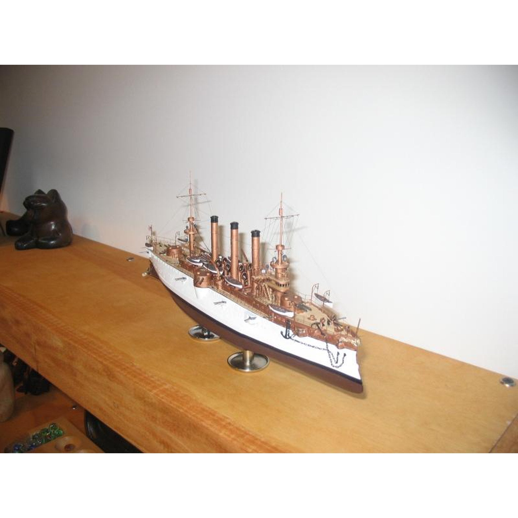 Buy USS Brooklyn ACR3 US Armored Cruiser 1898 Kit by Denny Pierson 1/ ...