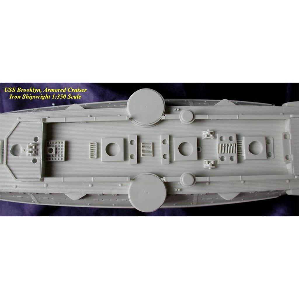 Buy USS Brooklyn ACR3 US Armored Cruiser 1898 Kit by Denny Pierson 1/ ...