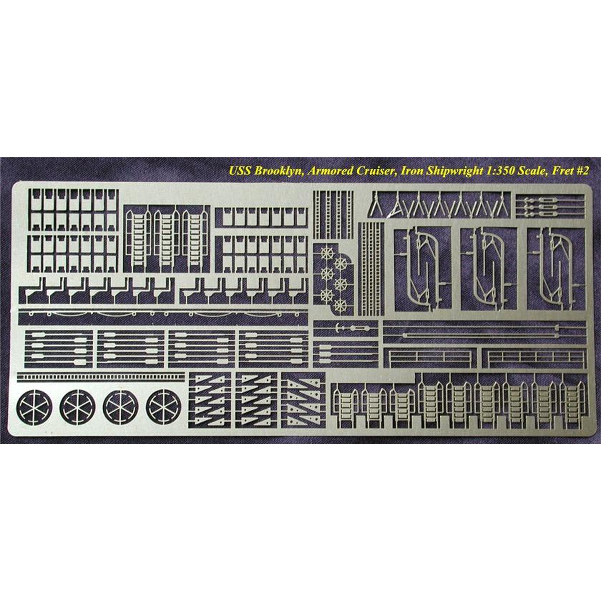 Buy USS Brooklyn ACR3 US Armored Cruiser 1898 Kit by Denny Pierson 1/ ...