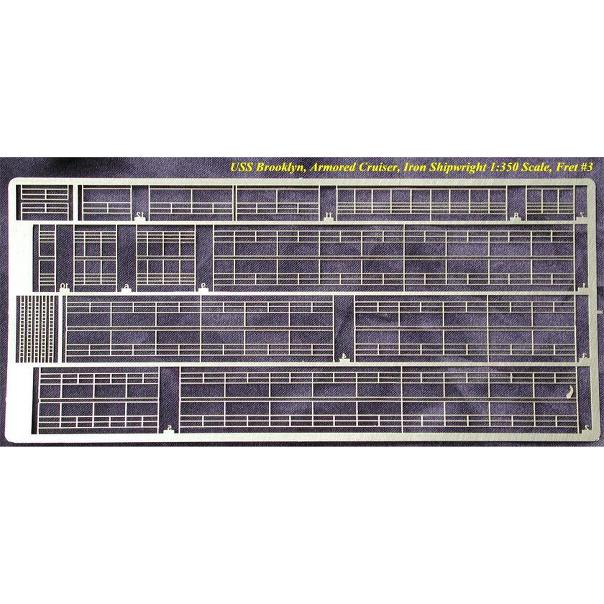 Buy USS Brooklyn ACR3 US Armored Cruiser 1898 Kit by Denny Pierson 1/ ...