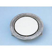 Handcrafted Model Ships Brushed Nickel Deluxe Class Decorative Ship Porthole Mirror 17 MC-1966-17-BN-M