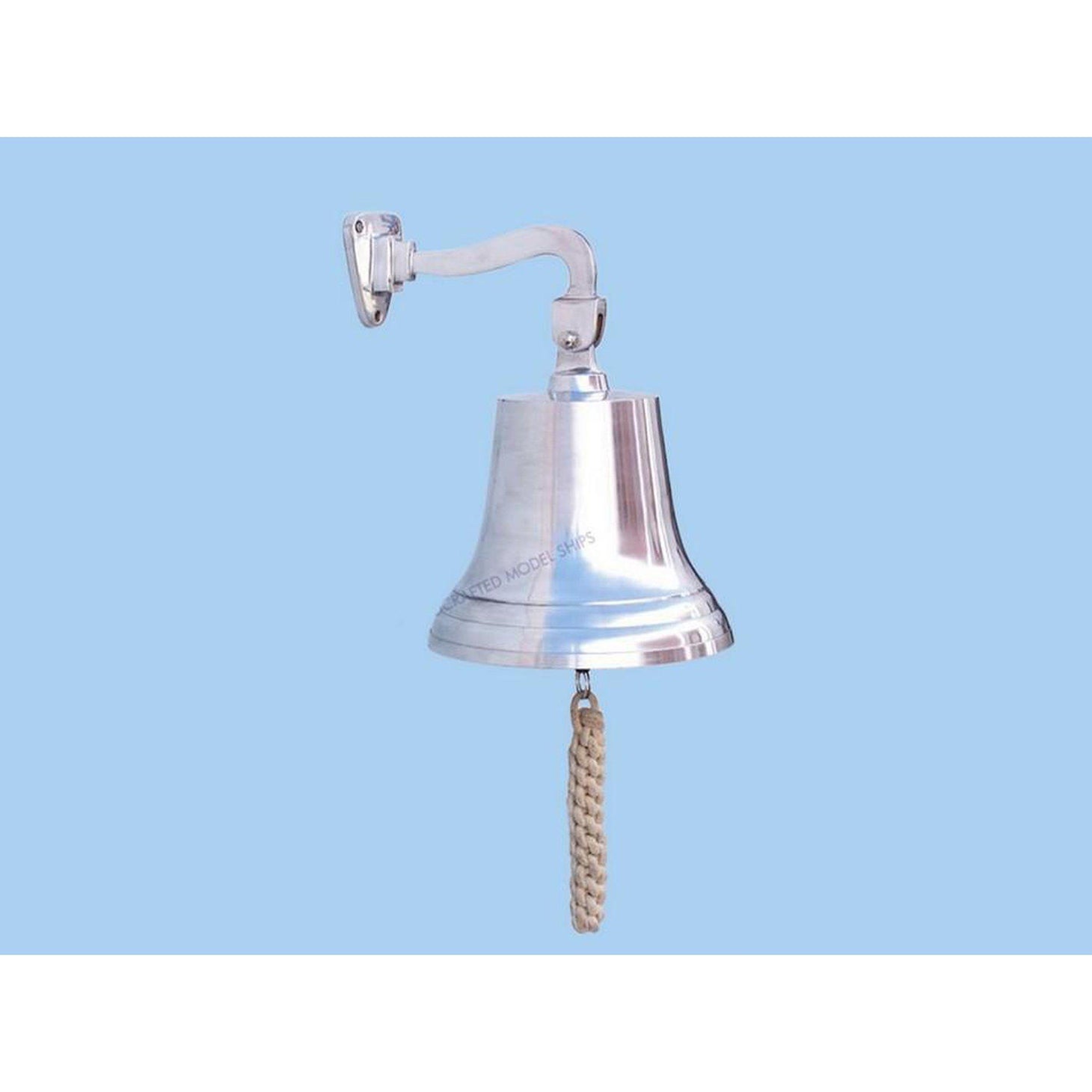 Handcrafted Model Ships Chrome Hanging Ship's Bell 15 BL2019-11C