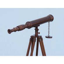 Handcrafted Model Ships Floor Standing Antique Copper Harbor Master Telescope 50 ST-0129-AC