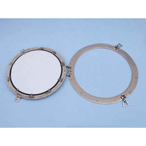 Handcrafted Model Ships Chrome Decorative Ship Porthole Window 24 MC-1967-24-CH-W