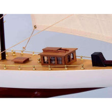 Handcrafted Model Ships Wooden Columbia Limited Model Sailboat Decoration 35" Columbia D0403