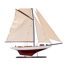 Handcrafted Model Ships Wooden Columbia Limited Model Sailboat Decoration 35" Columbia D0403