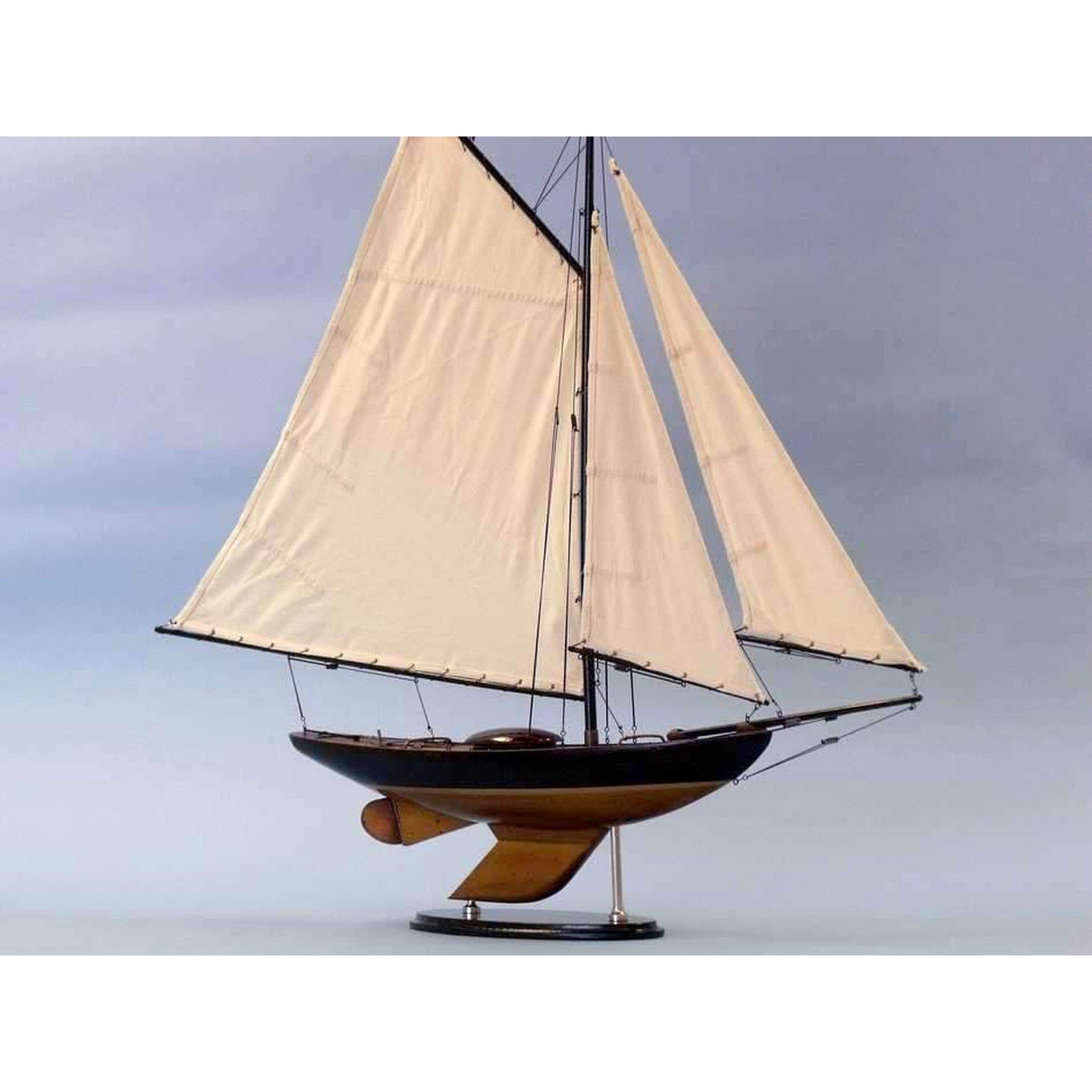 Handcrafted Model Ships Wooden Newport Sloop Decoration 40