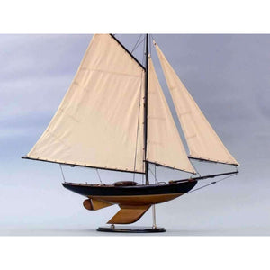 Handcrafted Model Ships Wooden Newport Sloop Decoration 40" Sloop 2 -40