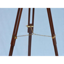 Handcrafted Model Ships Admirals Floor Standing Brass with Wood Telescope 60" ST-0152-WD