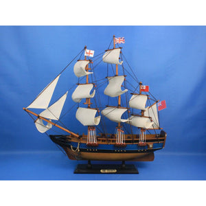 Handcrafted Model Ships Wooden HMS Bounty Tall Model Ship 20" Bounty-20