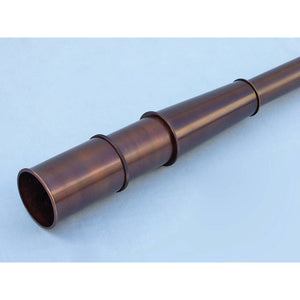 Handcrafted Model Ships Deluxe Class Hampton Collection Bronze Spyglass With Rosewood Box 36" FT-0214-BZ