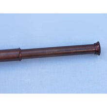 Handcrafted Model Ships Deluxe Class Hampton Collection Bronze Spyglass With Rosewood Box 36" FT-0214-BZ
