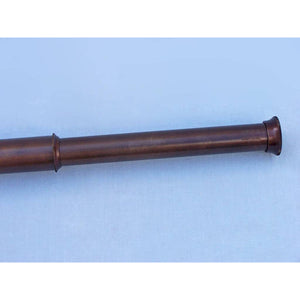 Handcrafted Model Ships Deluxe Class Hampton Collection Bronze Spyglass With Rosewood Box 36" FT-0214-BZ