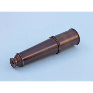 Handcrafted Model Ships Deluxe Class Hampton Collection Bronze Spyglass With Rosewood Box 36" FT-0214-BZ
