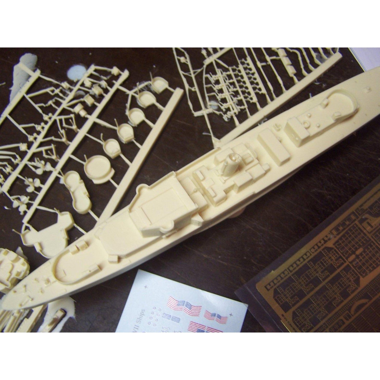 Iron Shipwrights USS Evarts DE-5 US Evarts class short hull DE (1943) 1/350 Scale Resin Model Ship Kit 4-091