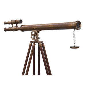 Handcrafted Model Ships Floor Standing Antique Brass Griffith Astro Telescope 64 ST-0124-AN