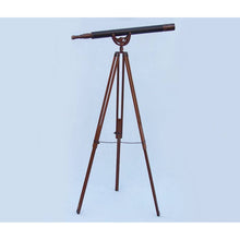 Handcrafted Model Ships Floor Standing Antique Copper With Leather Anchormaster Telescope 65" ST-0148-ACL