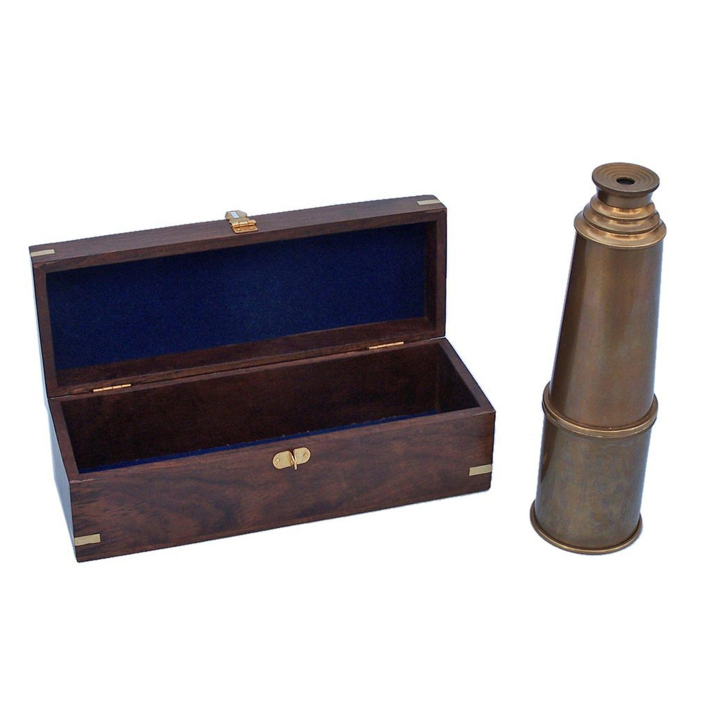 Handcrafted Model Ships Deluxe Class Antique Brass Admiral's Spyglass Telescope 27