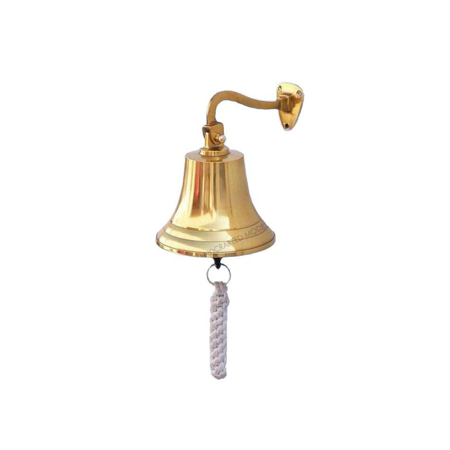 Handcrafted Model Ships Brass Plated Hanging Ship's Bell 15